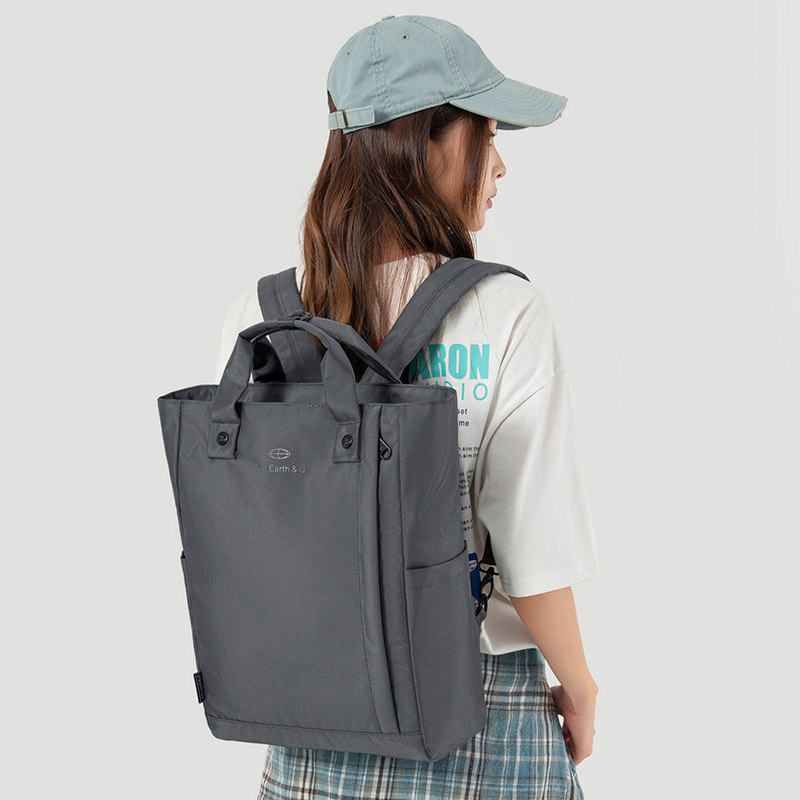 双肩包男女新款背带隐藏多功能大容量旅行背包大学生书包电脑包