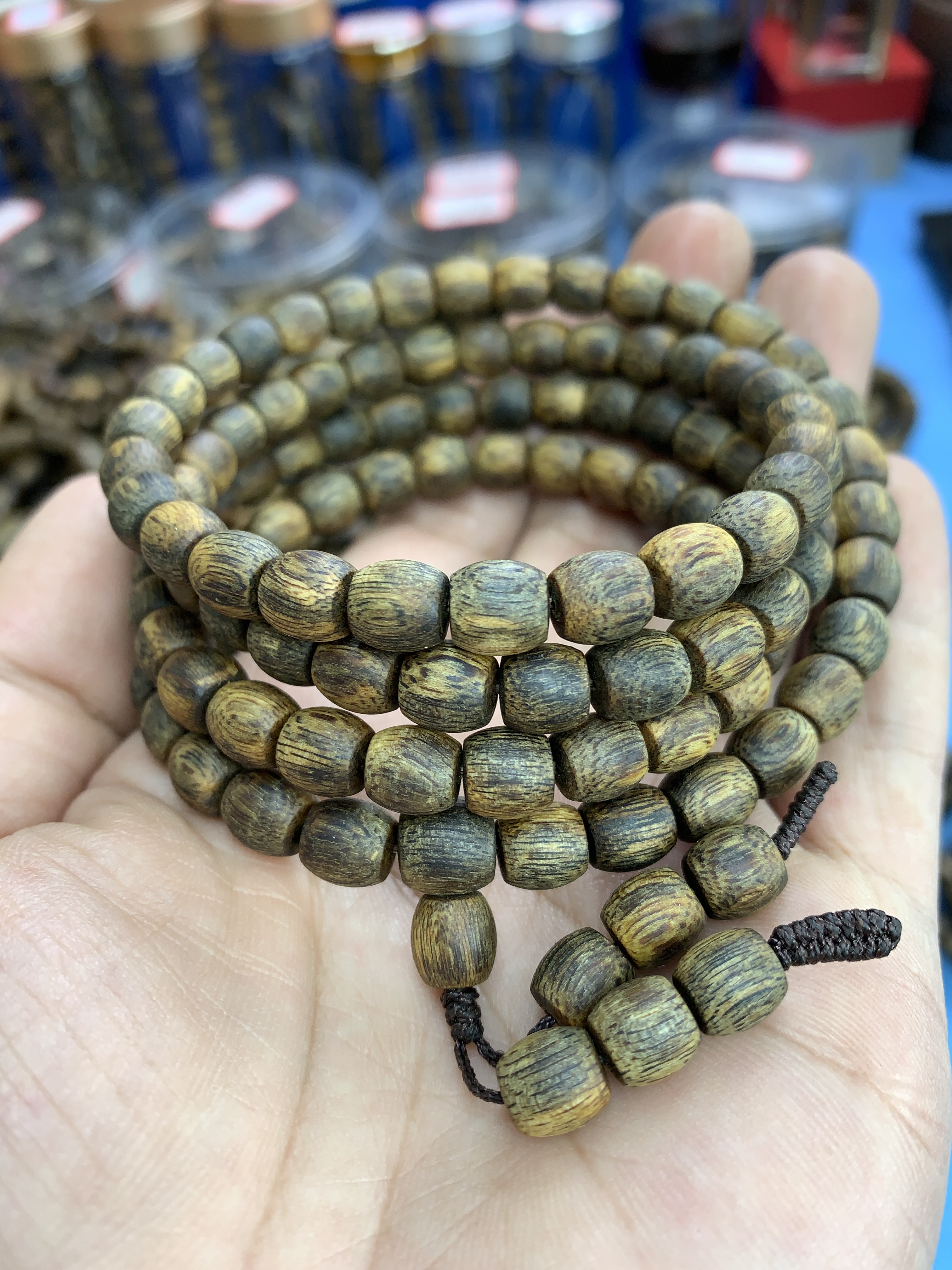 种植棋楠沉香07鼓珠沉水30.5克蓝香品种原木色原汁原味