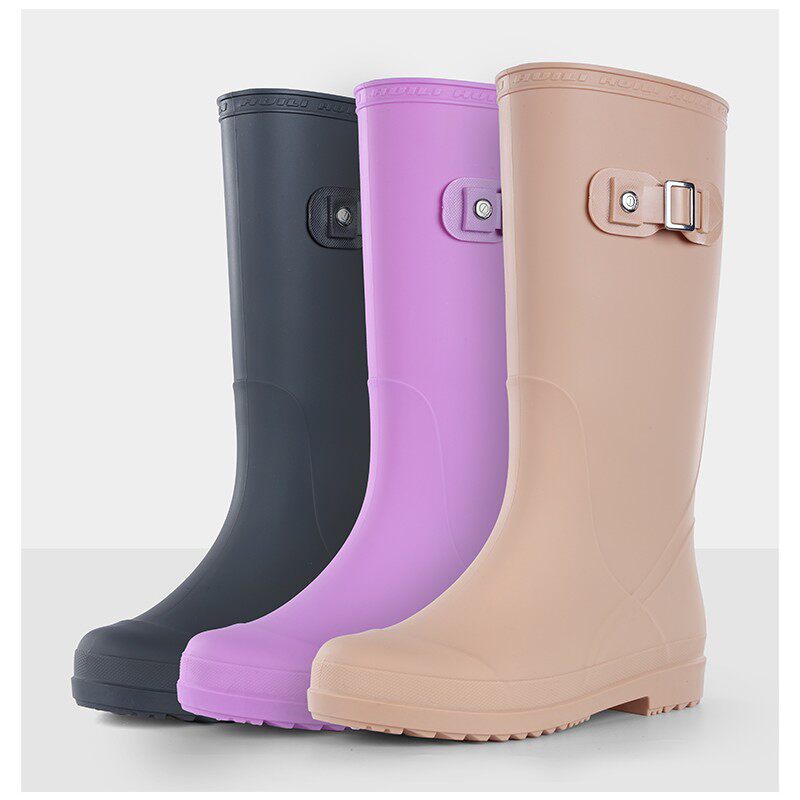 回力厨房套脚清凉防水防滑工作鞋雨鞋女胶鞋水鞋雨靴中筒夏季时尚