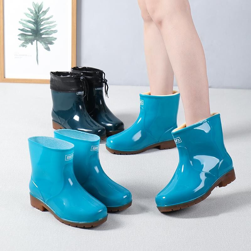 回力正品女士雨靴女款防滑底雨鞋加厚耐磨防水鞋轻便工作防水胶鞋