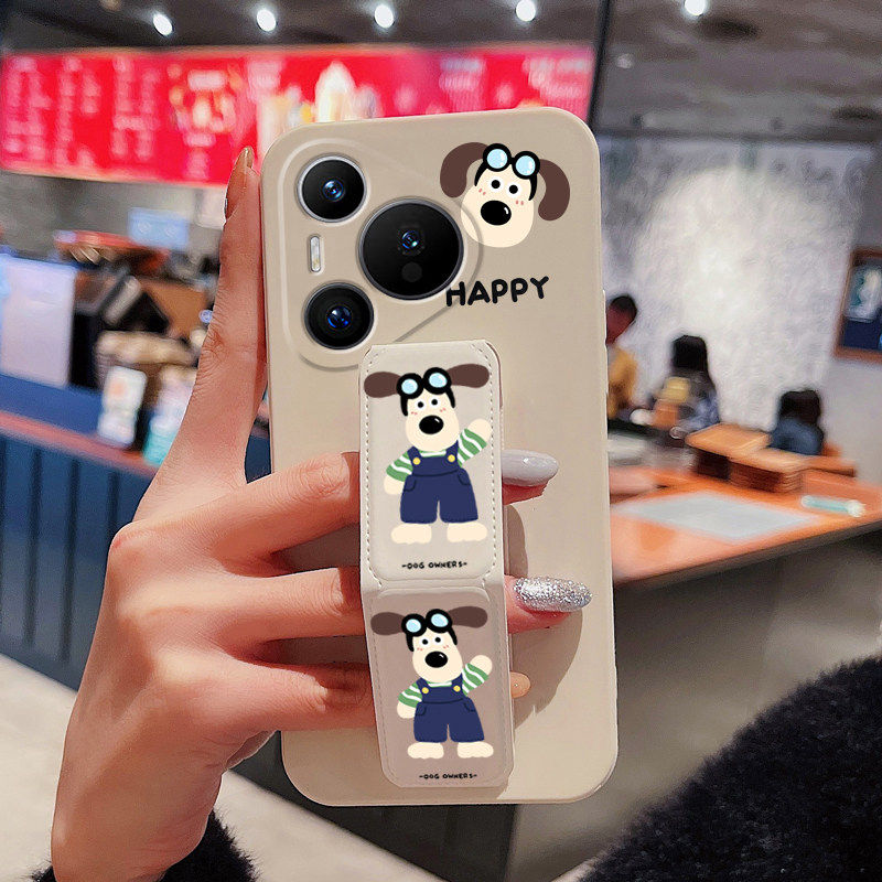 适用华为Pura70Pro+手机壳防摔P60Pro背贴支架P60Art磁吸腕带P50一体支架华为P50E/P40/P30横竖屏P20追剧神器