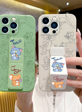 OPPOReno13Pro手机壳Reno12/11猫和老鼠Reno10Pro+全包镜头Reno9Pro+防摔磁吸带支架Reno8女7/6男5/4/3/2软壳