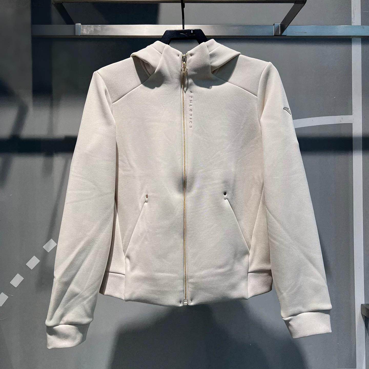 安踏运动2026冬女士综训系列加绒保暖针织运动上衣外套162647708N