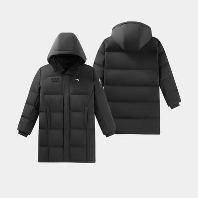 安踏男大童羽绒服2025冬季保暖抗寒四防羽绒服外套352616908-1