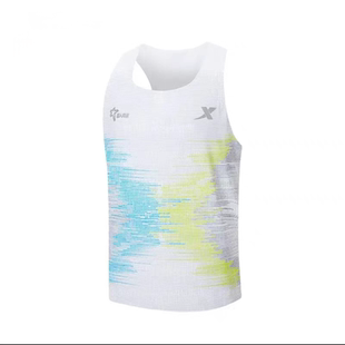 特步国人竞速7pro针织衫马拉松跑步运动背心男