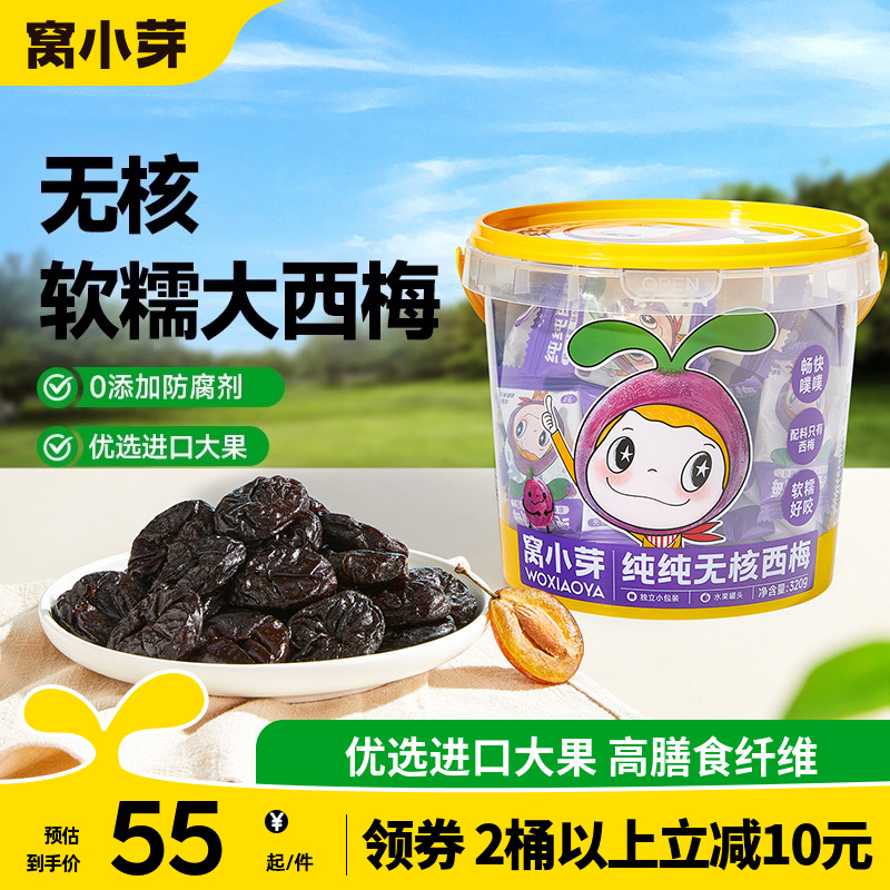 窝小芽纯纯无核西梅320g