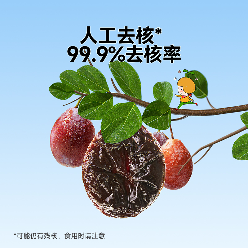 窩小芽零食純無核西梅