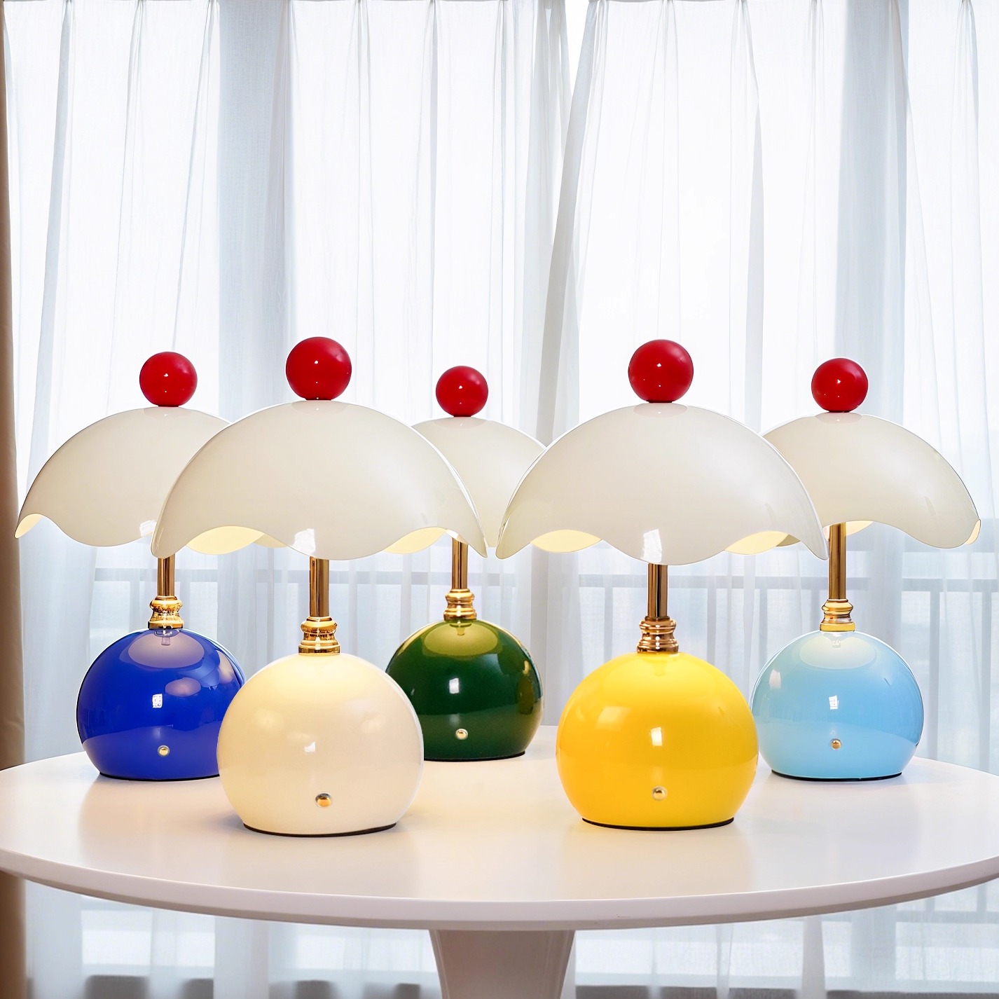 2025新款设计蛋壳台灯卧室床头灯