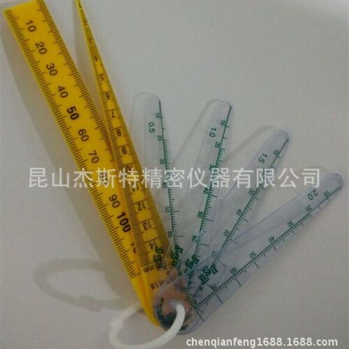 汽车工业塑料组合塞尺塑料锥形塞尺塑料塞尺 塑料直尺K15SC孔径尺