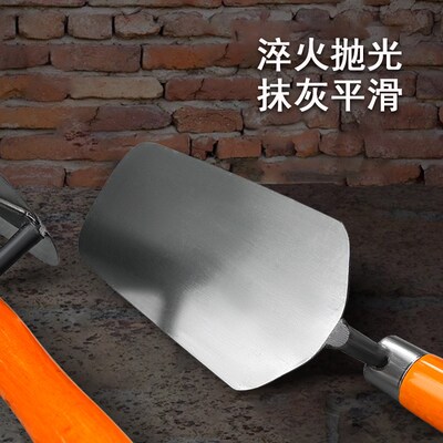 灰匙抹灰刀瓷砖铲抹泥刀t泥瓦工批灰刀一体皿刀贴瓷砖工具小铲