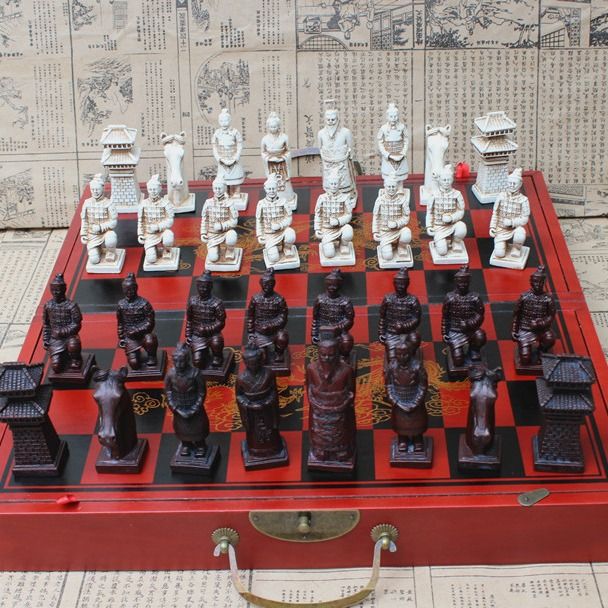 创意国际象棋兵马俑棋子