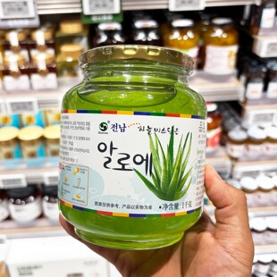 胖东来代购 全南蜂蜜芦荟饮品1kg蜂蜜柚子韩国进口冲饮泡水果味饮