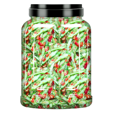 剁椒刀豆下饭菜湖南特产农家腌制酱菜新鲜嫩刀豆咸菜酸辣豆角泡菜