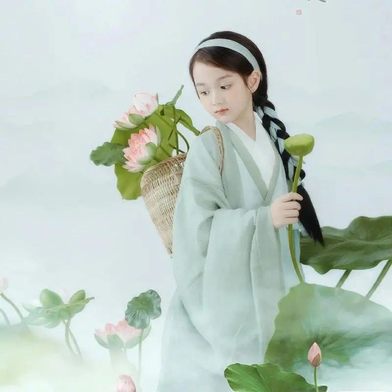 六一魏晋风汉服儿童古风