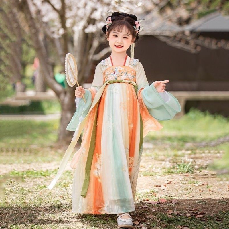 女童汉服夏季2025新款国风古汉服