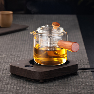 新款玻璃煮茶壶小型迷你超薄电陶炉煮茶器套装小茶壶耐热泡茶壶