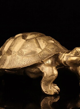 黄铜乌龟摆件 家用客厅装饰祝寿贺寿礼品摆设工艺品 一件代发