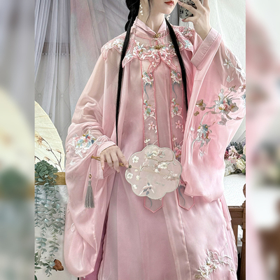 刺绣原创马面裙套装大袖衫云熏阁