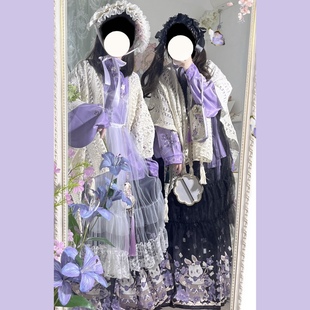 汉洋折衷云熏阁原创明制马面裙洛丽塔罩裙日常可爱闺蜜套装汉服女