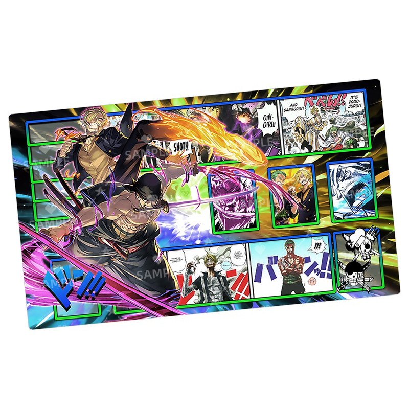 OPCG卡垫索隆山治DIY海贼桌垫航海王桌游决斗卡牌垫playmat定制