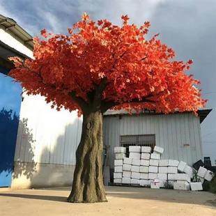 大树大型玻璃钢假树榕树绿植室内包柱子装饰定做酒店高仿真
