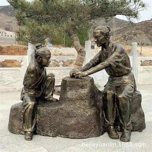 玻璃钢磨豆腐人物厂家打铁爆米花下象棋喝酒卖糖葫芦古代人物定制