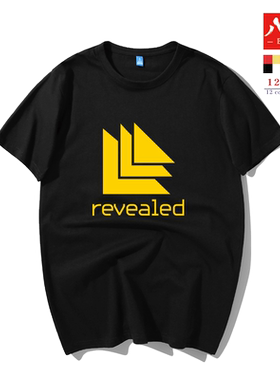 八辰Hardwell Revealed Recordings电音厂牌DJ短袖t恤男女半截袖