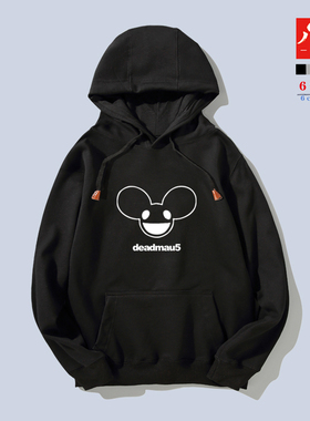 八辰DJ Deadmau5 老鼠同款连帽卫衣学生卫衣男冬季男女情侣装大码