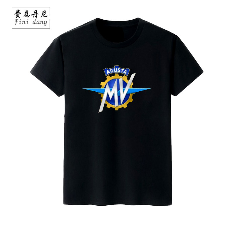 MV Agusta奥古斯塔机车摩托车俱乐部周边T恤短袖个性衣服男女圆领