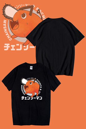 电锯人周边T恤短袖夏季