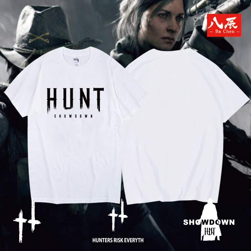 游戏周边猎杀对决联名短袖时尚潮流游戏圆领T恤男同款情侣半袖