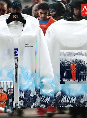 Luigi Mangione橙色超人路易吉曼吉奥内美国刺客夏防晒服囚服衣服