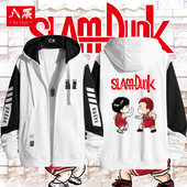 灌篮高手联名黑白拼色卫衣流川枫樱木花道世纪击掌卡通SLAM DUNK