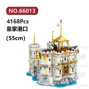 皇家海军港口4168颗粒帆船舰艇战船系列Reobrix积木玩具拼装模型