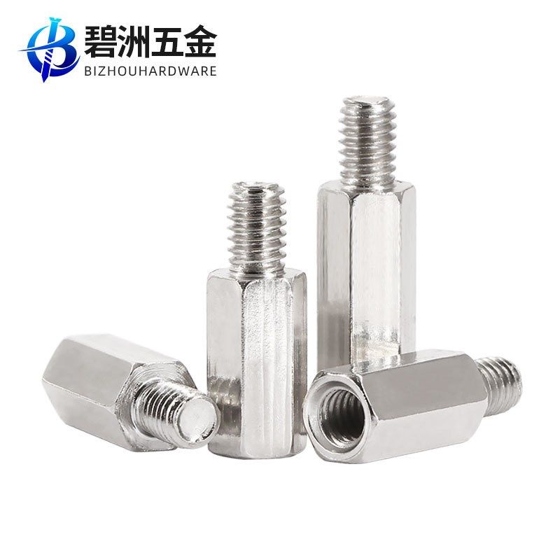 单通六角铁柱镀镍阴阳隔离柱支撑柱 镀锌单头机箱主板螺丝柱M3M4,五金/工具,螺柱,淘宝优惠券,粉丝福利购,淘宝优惠卷