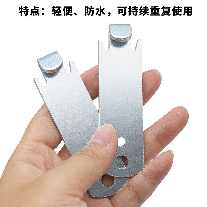 2Pcs钢丝捻线器T柱夹围栏钢丝绳缠绕器 林业牧场建筑X日用扭丝工