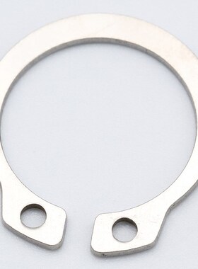 304不锈钢外卡簧C型卡黄轴用弹性挡圈轴肩卡环DIN471