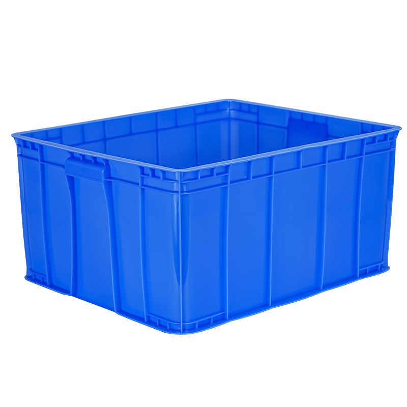 全新料塑胶箱1g0#塑料周转箱收纳箱塑胶框595*490*348mm