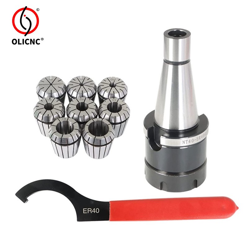 铣夹头套装NT40-ER40-8rPCS15PCS23PCS Collet Chuck Holder