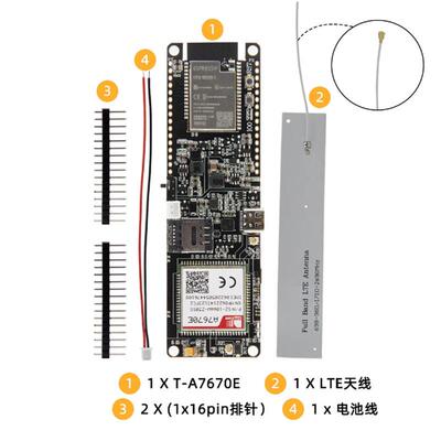 T-A7670E R2 4G LTE CAT1 ESP32 支持 GSM GPRS