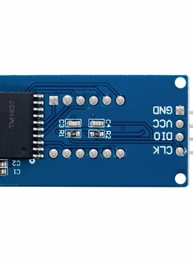 TM1637 4位数码r管显示模块 LED亮度可调 带时钟点 积木