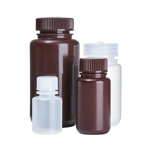 生物小广口密封避光棕色样品分装瓶实验室PP塑料试剂瓶