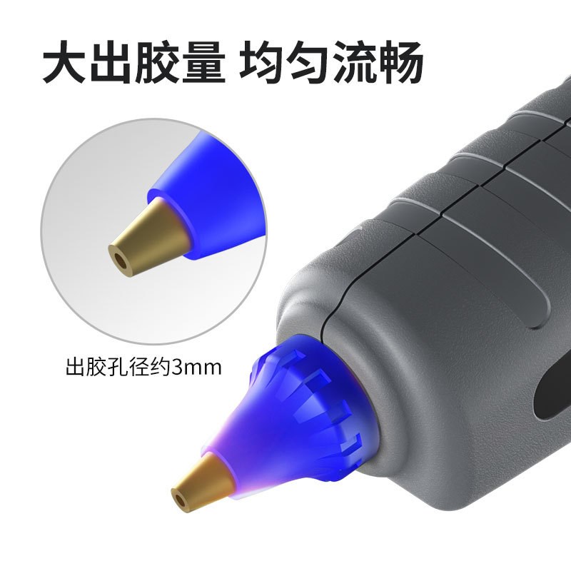 电动胶枪SD-813M恒温出胶一枪两用自动送M胶200w工业热熔胶枪
