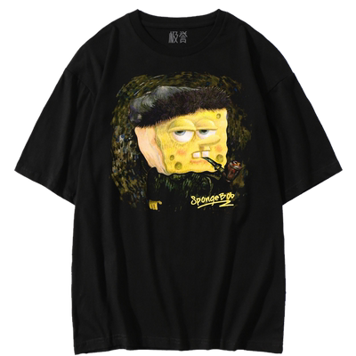 极誉短袖T恤可爱卡通章鱼哥