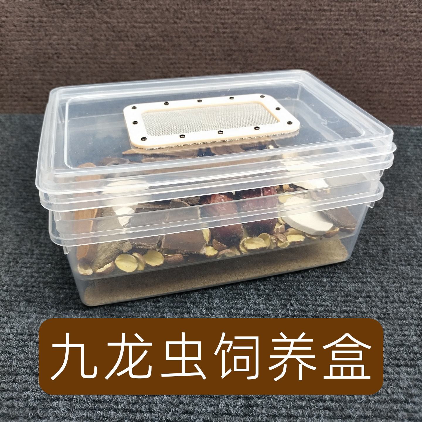 九龙虫饲养盒洋虫盒过滤粪便