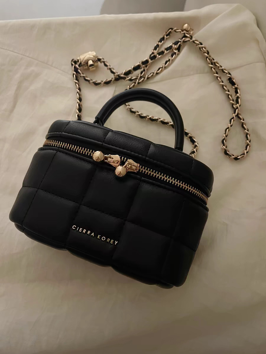 CIRRA KOEY 月夜舞曲盒子包包女2025新款链条手提包单肩斜挎包