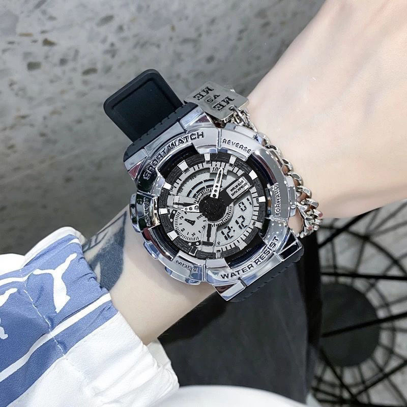 王一博同款手表男初中学生潮流青少年初高中运动防水独角兽电子表