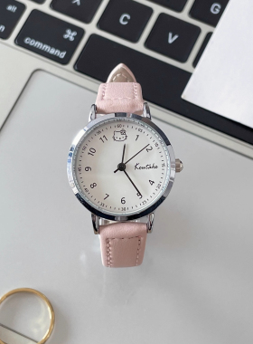 2026新款考试专用手表女款初中学生ins风小众高颜值石英只看时间