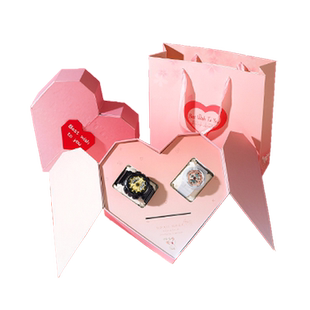 心形礼盒套装空盒定制礼袋214情人节礼物送女友朋友限定盒子实用
