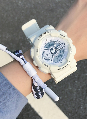 2026新款手表女款初高中学生初中男款运动防水闹钟女生高颜值电子